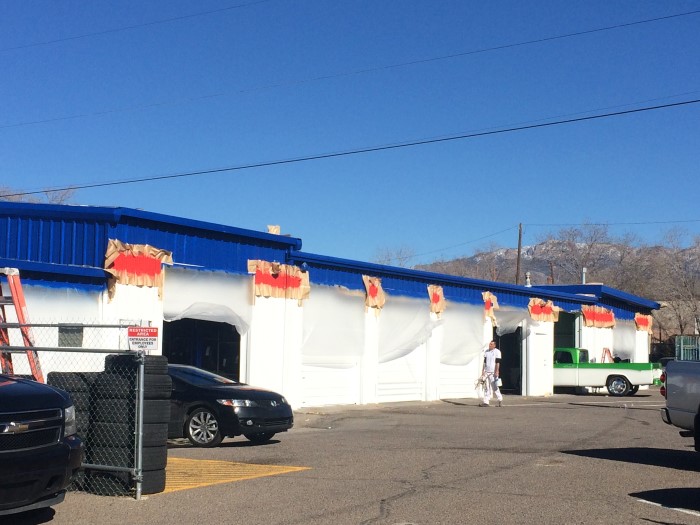 Commercial Painting Project in Albuquerque Cutting Edge