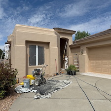Elastomeric coating repair and repainting 